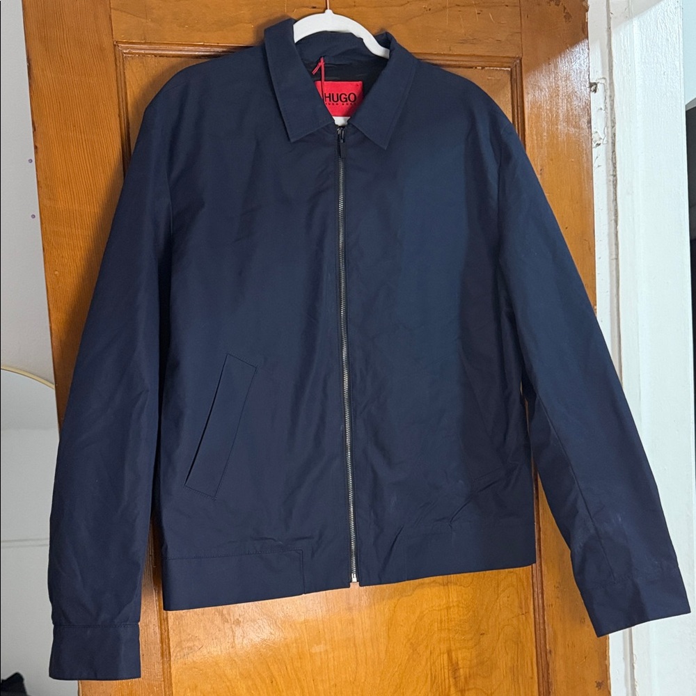 NWT HUGO Men's Dark Blue Lightweight Jacket